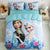 Anna Och Elsa Blå Sängkläder Set