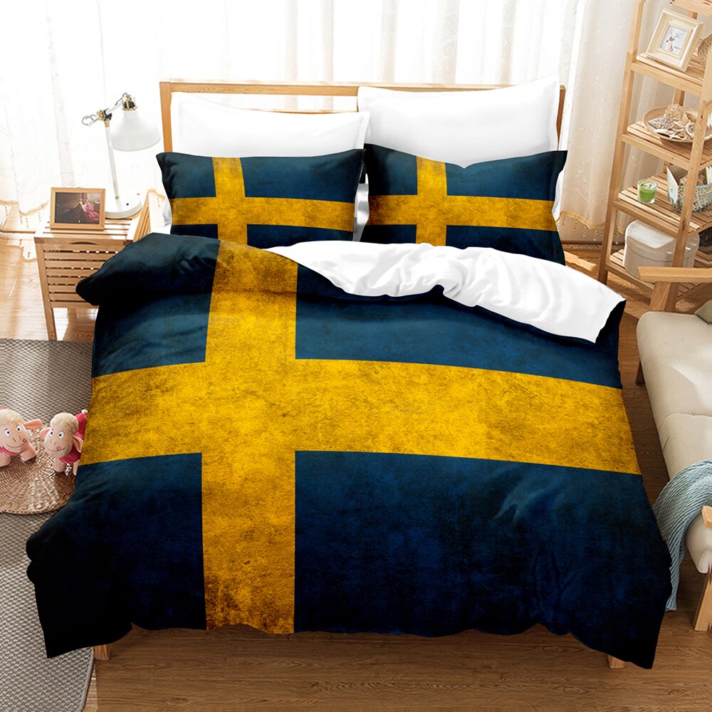 Sweden Flag Påslakan