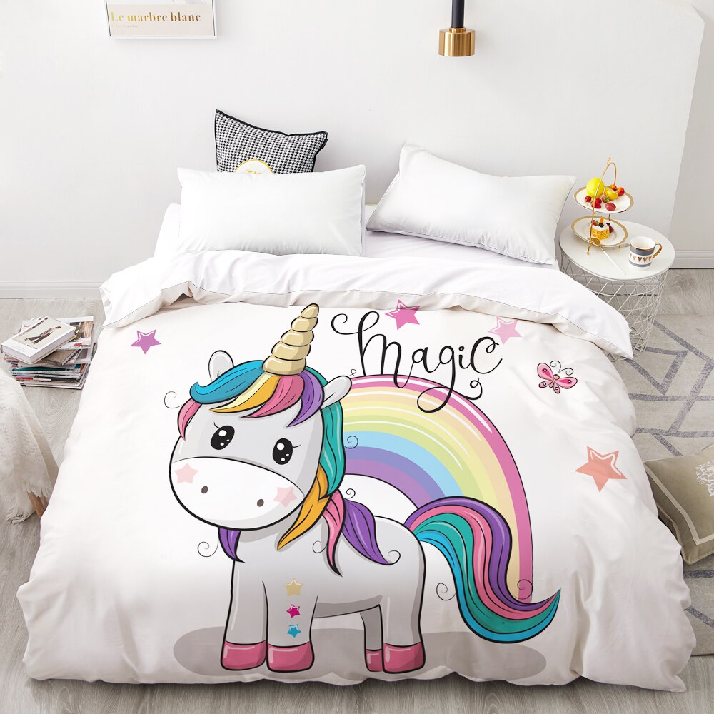 Unicorn Påslakan För Barn