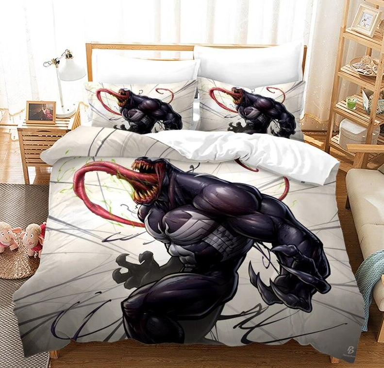 Marvel Venom Vit Påslakan