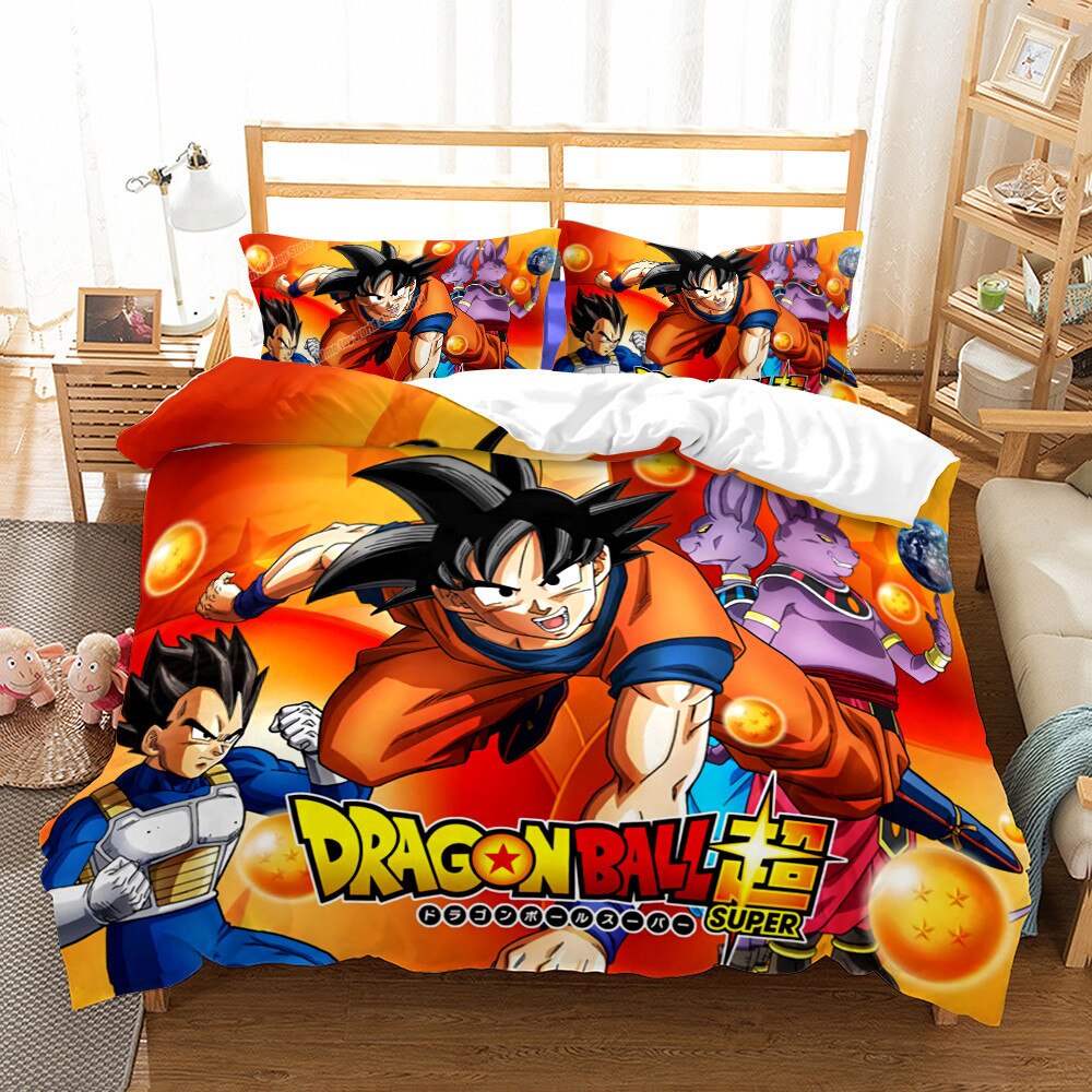 Orange Dragon Ball Påslakan