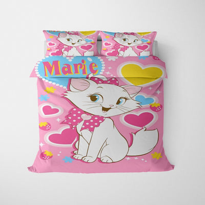 Rosa Påslakan The Aristocats Marie Hearts