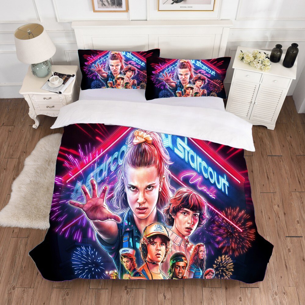 Stranger Things Påslakan Flerfärgad