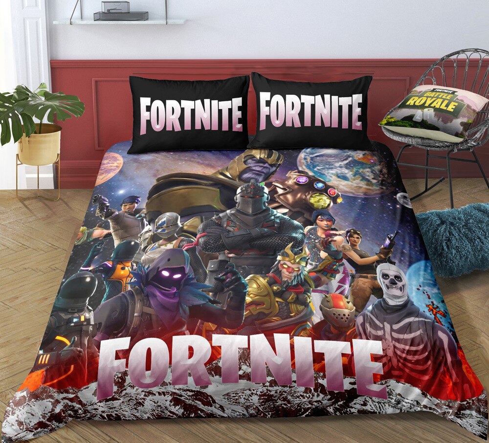 Super Thanos Fortnite Påslakan