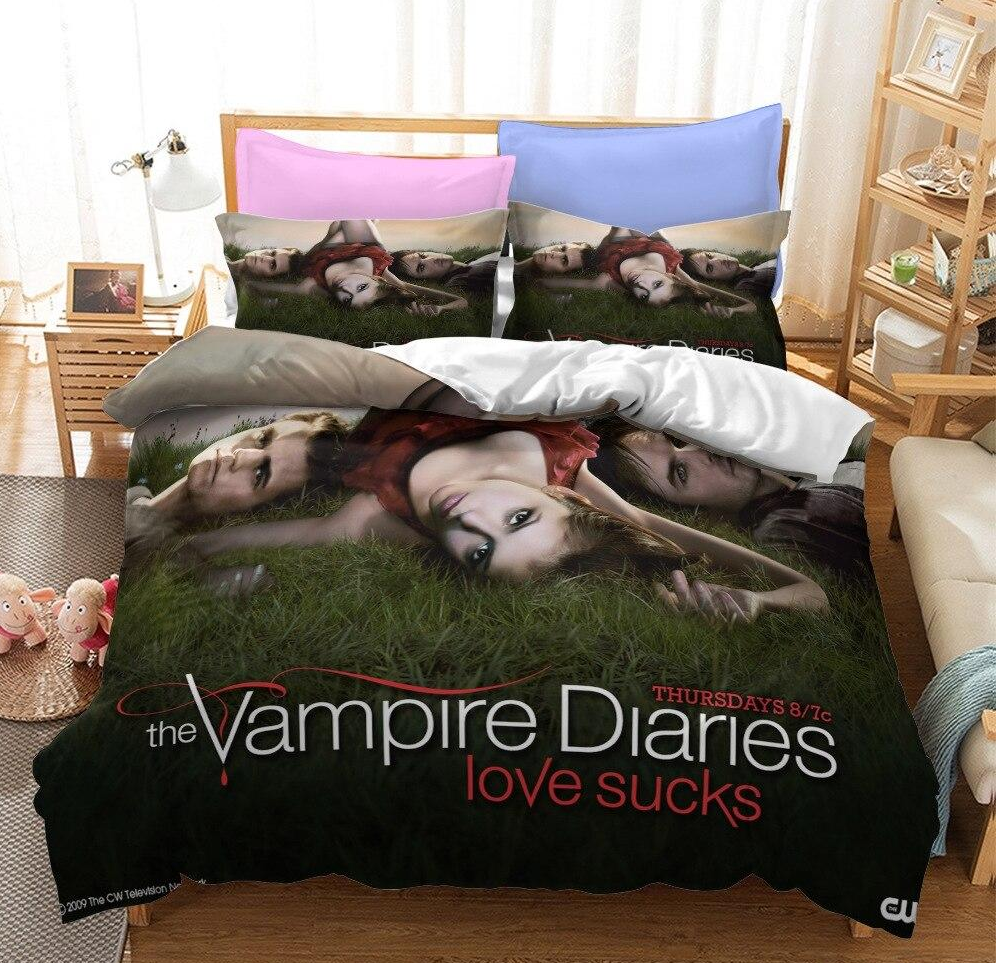 The Vampire Diaries Love Sucks Påslakan