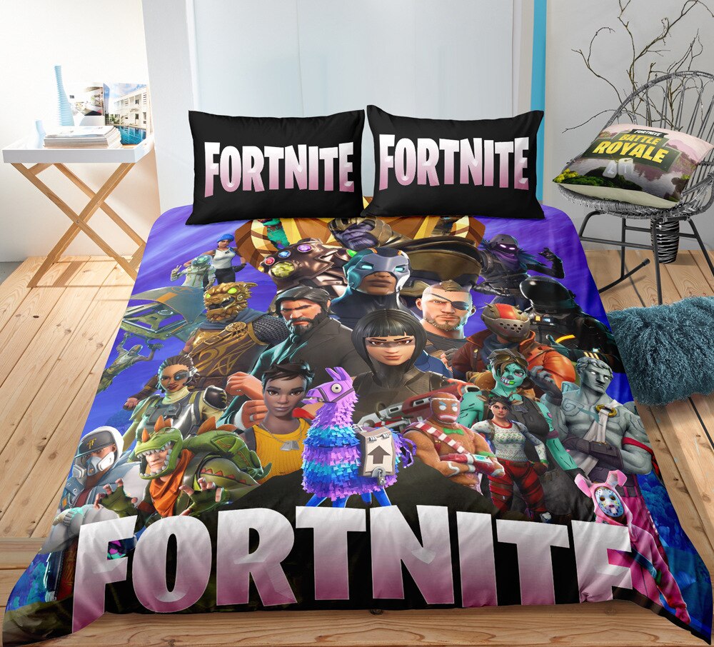 Påslakan Alla Fortnite-Karaktärer