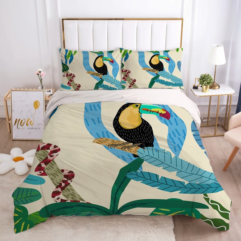 Påslakan 240x260 Tropical Tucan