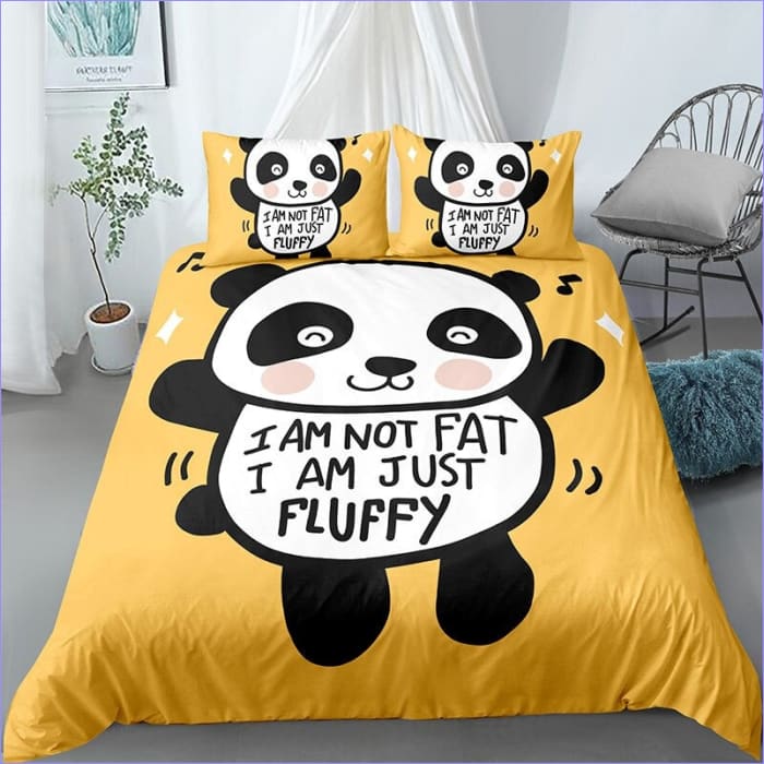 Gult Påslakan Big Panda