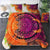 Orange Indian Mandala Påslakan