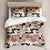 Modernt Påslakan Orange Fragment