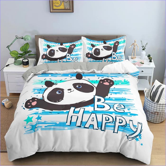 Panda Be Happy Påslakan