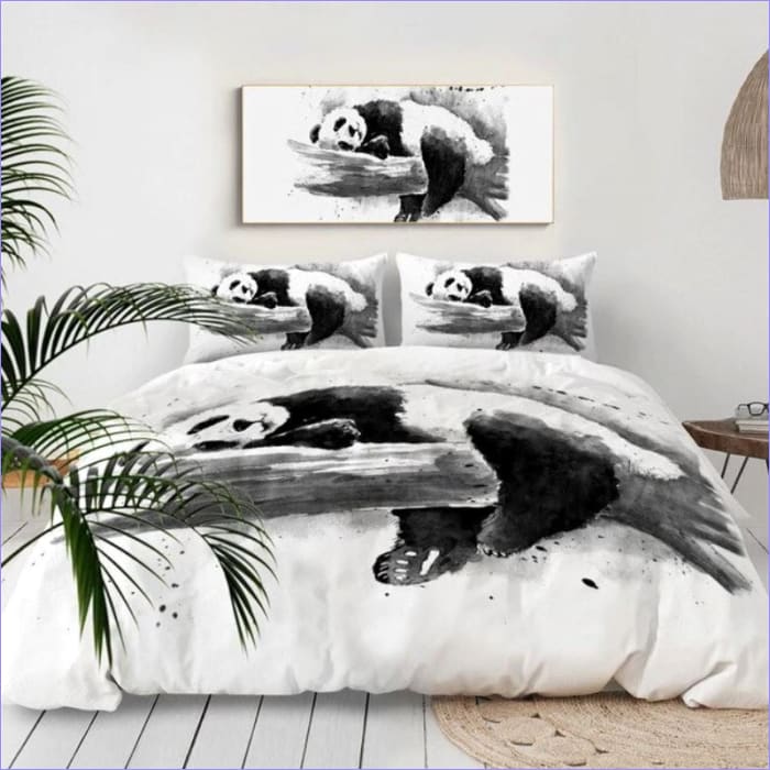 Sleeping Panda Påslakan