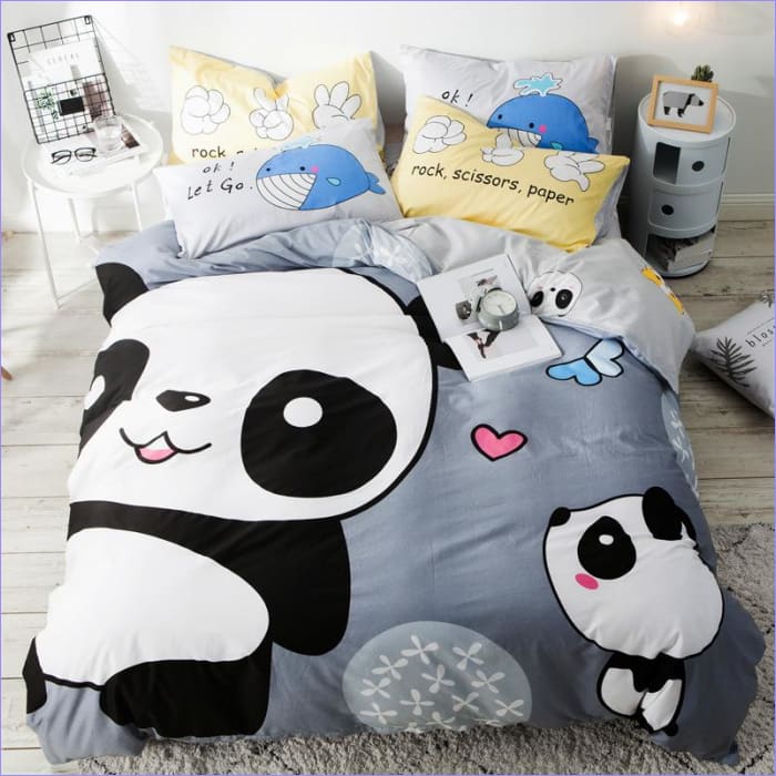 Kawaii Panda Påslakan