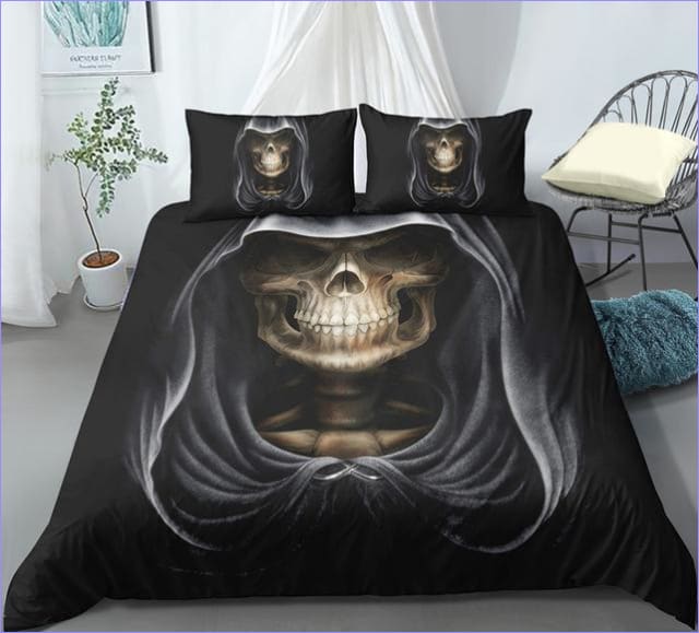 Reaper Disciple Skull Påslakan